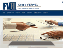 Tablet Screenshot of fervel.com.mx